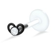 Stone Set Heart Shaped Labrets Push-in LA-735